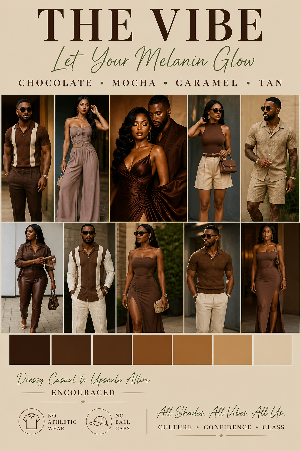 The Vibe color inspiration flyer