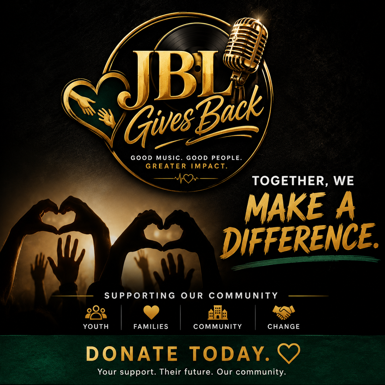 JBL Gives Back