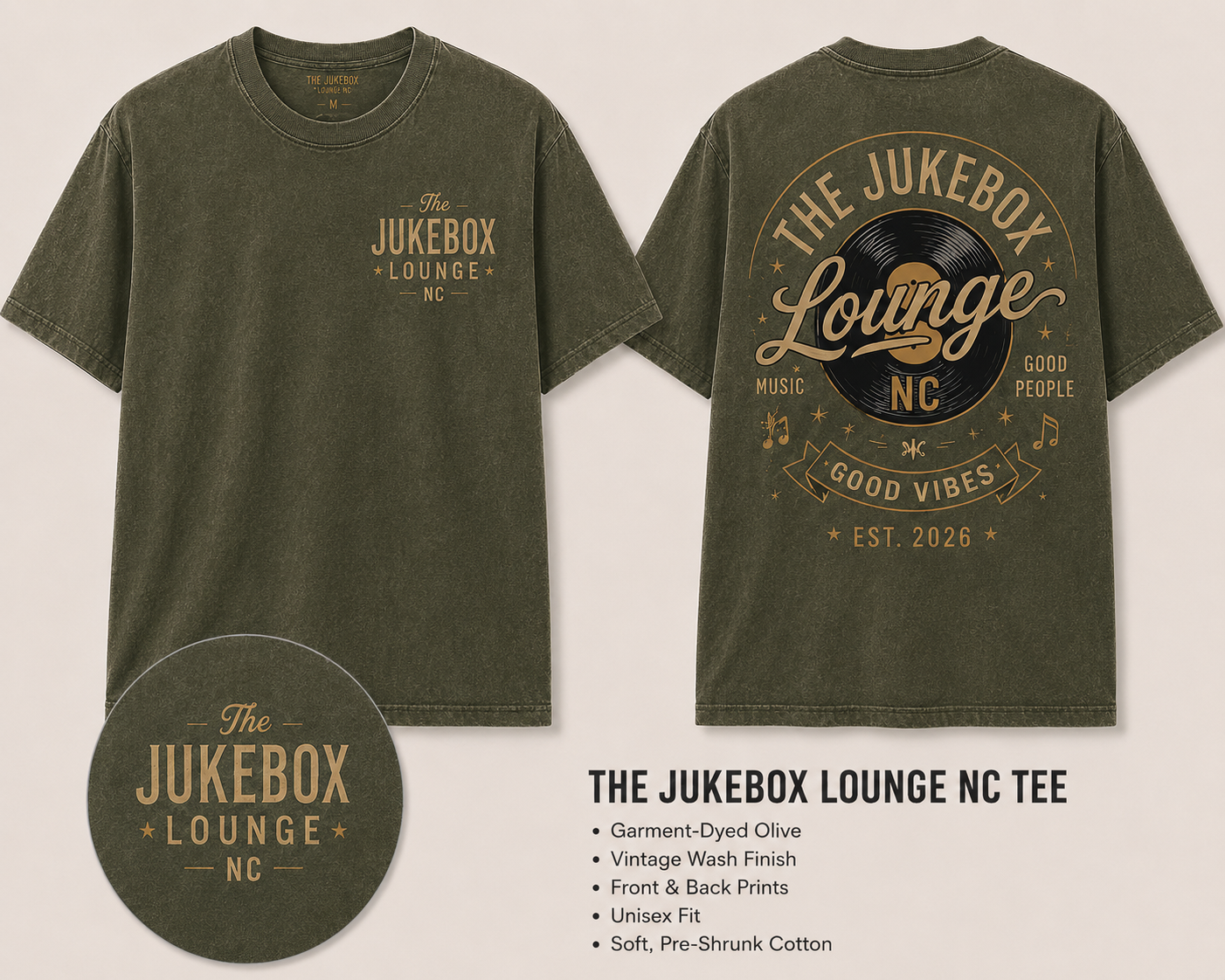 Jukebox Lounge NC Tee