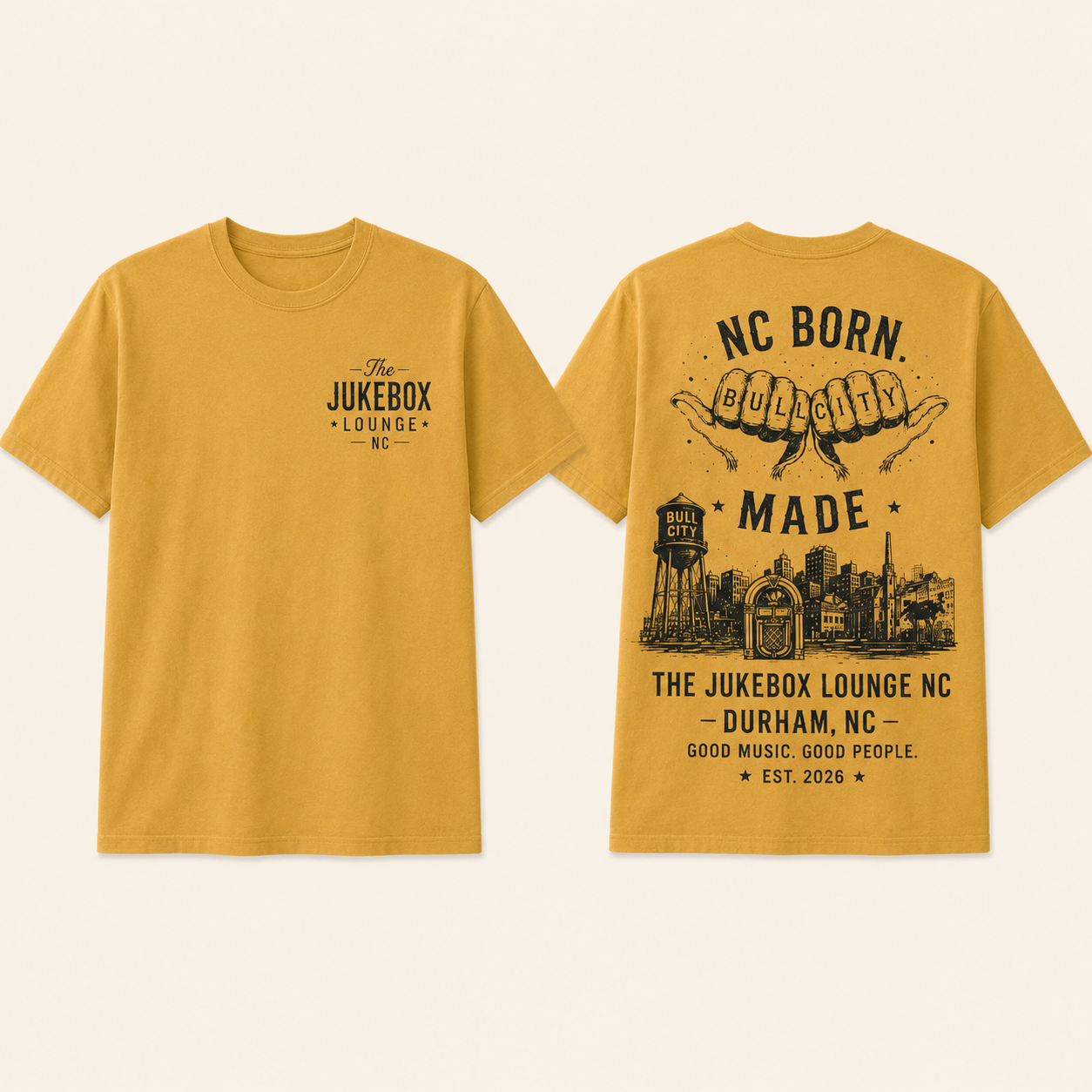Bull City Made in Gold
